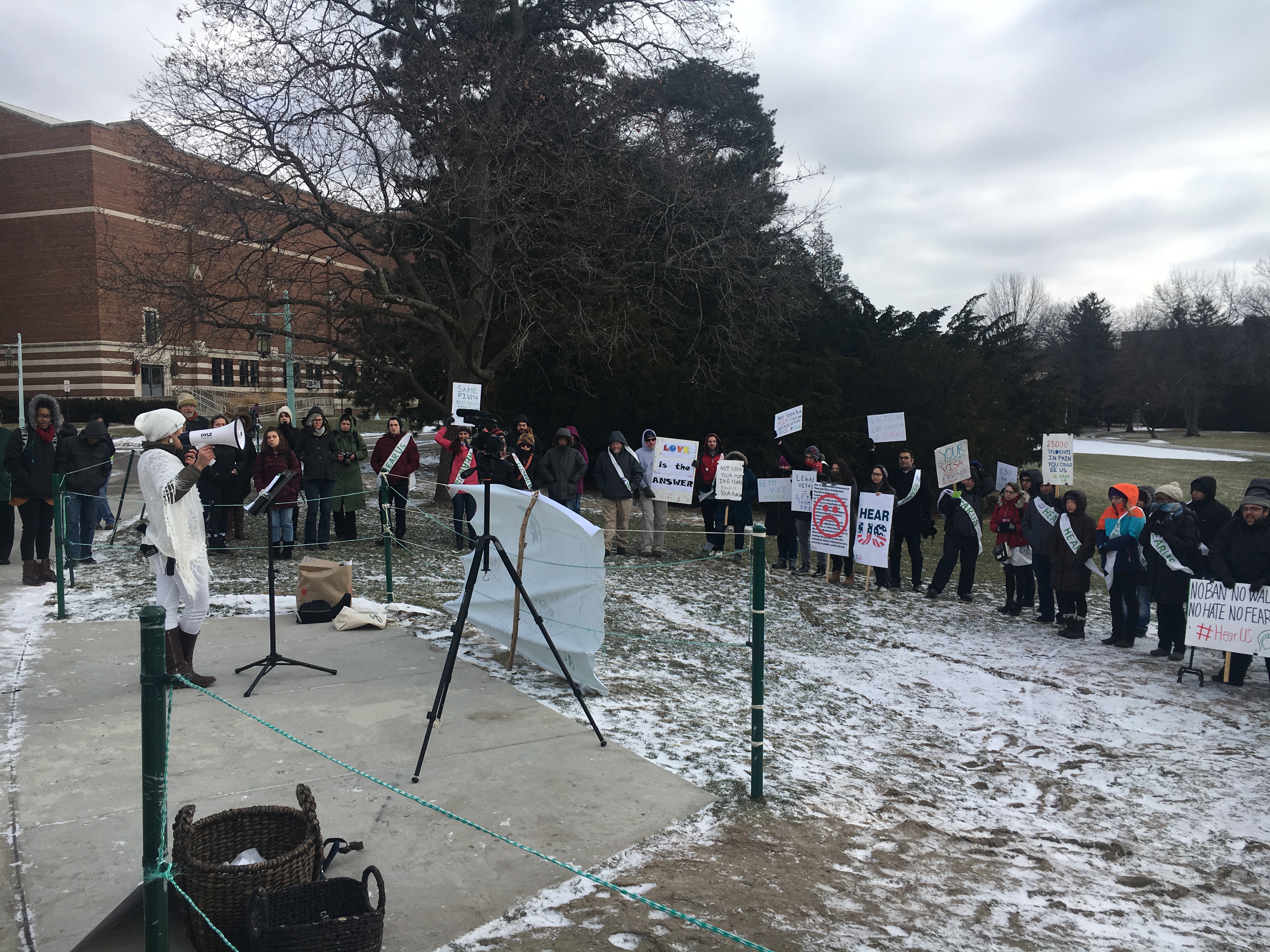 Students Gather in Solidarity for Immigration Ban